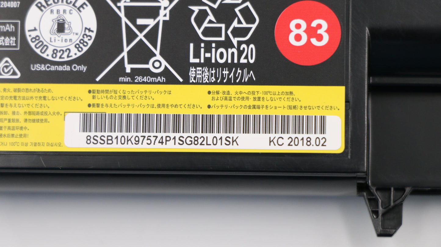 Lenovo External 4C 41Wh Liion Pan - 01AV417