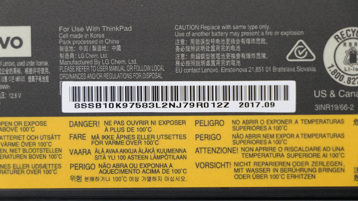 Lenovo Ct470 Batt External 6C 48Wh Li - 01AV426
