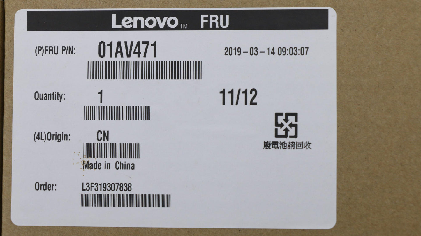 Lenovo Internal 6C 48Wh Liion Smp - 01AV471