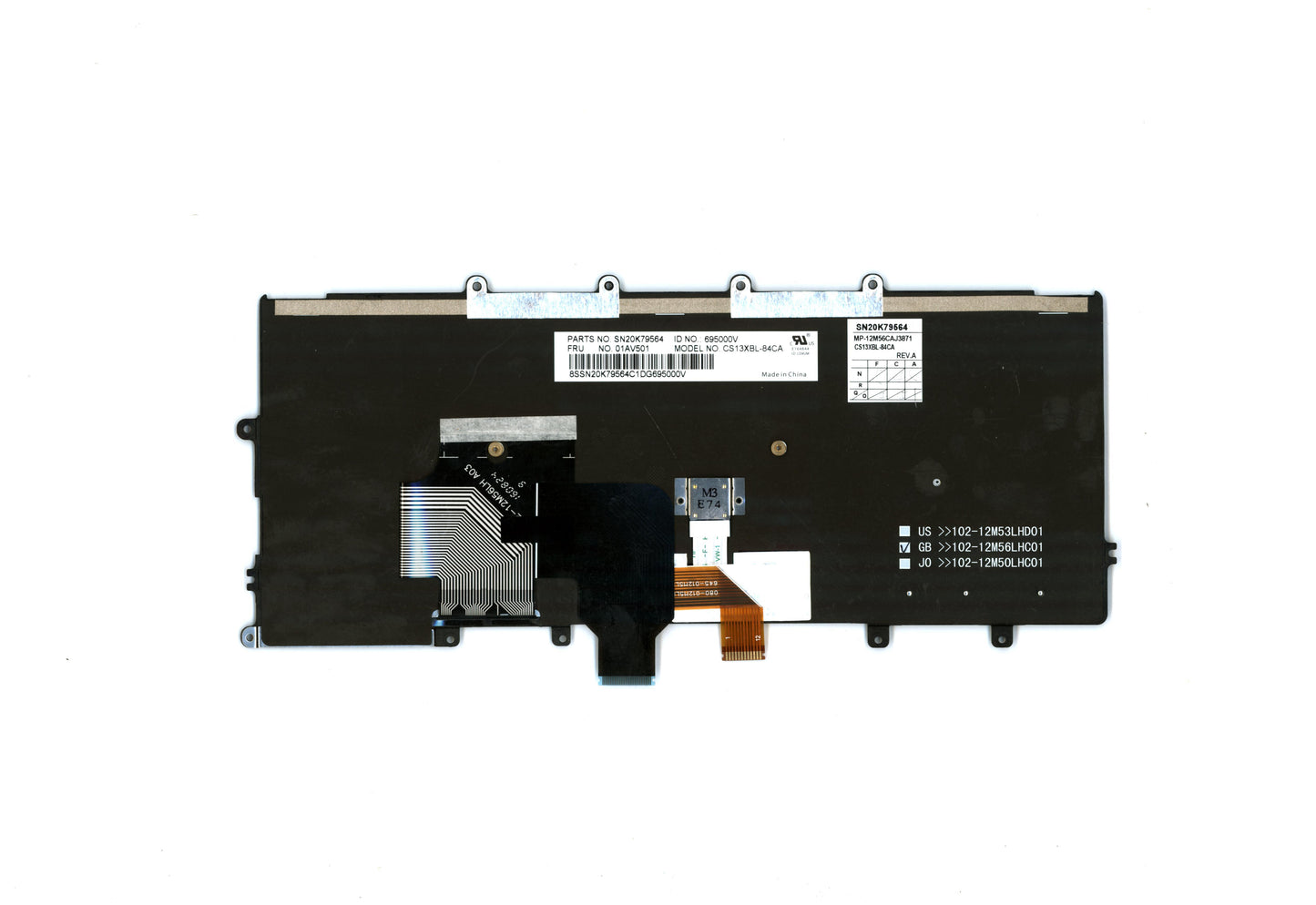 Lenovo Ki Keyboards Internal - 01AV501