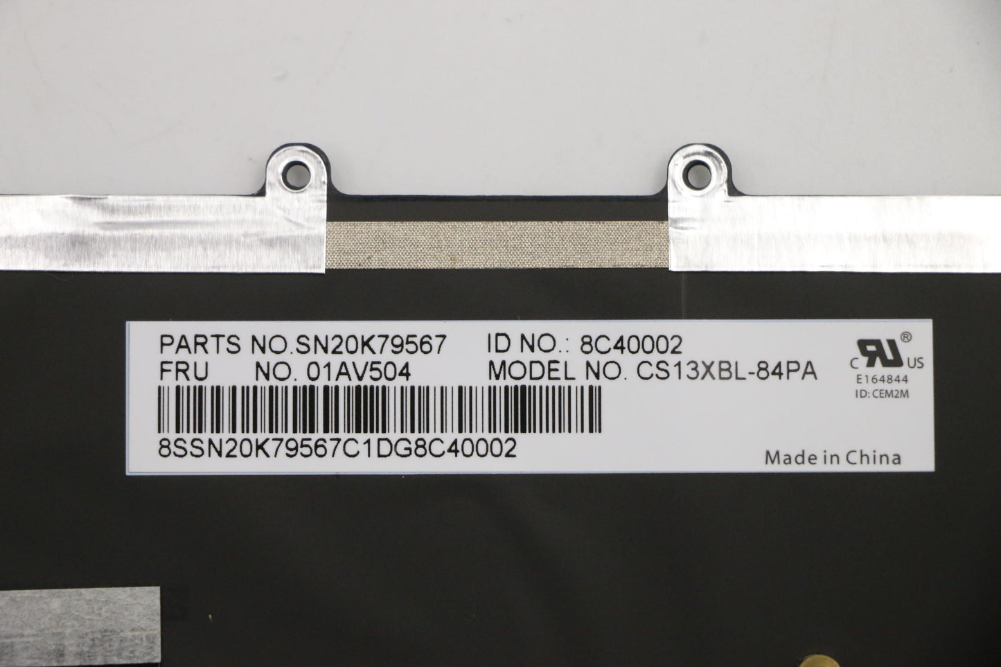 Lenovo Ki Keyboards Internal - 01AV504