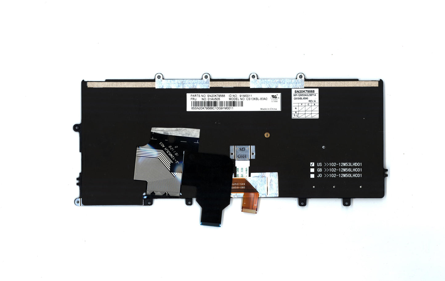 Lenovo Ki Keyboards Internal - 01AV505