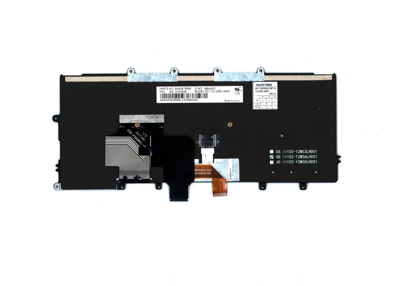 Lenovo Ki Keyboards Internal - 01AV526