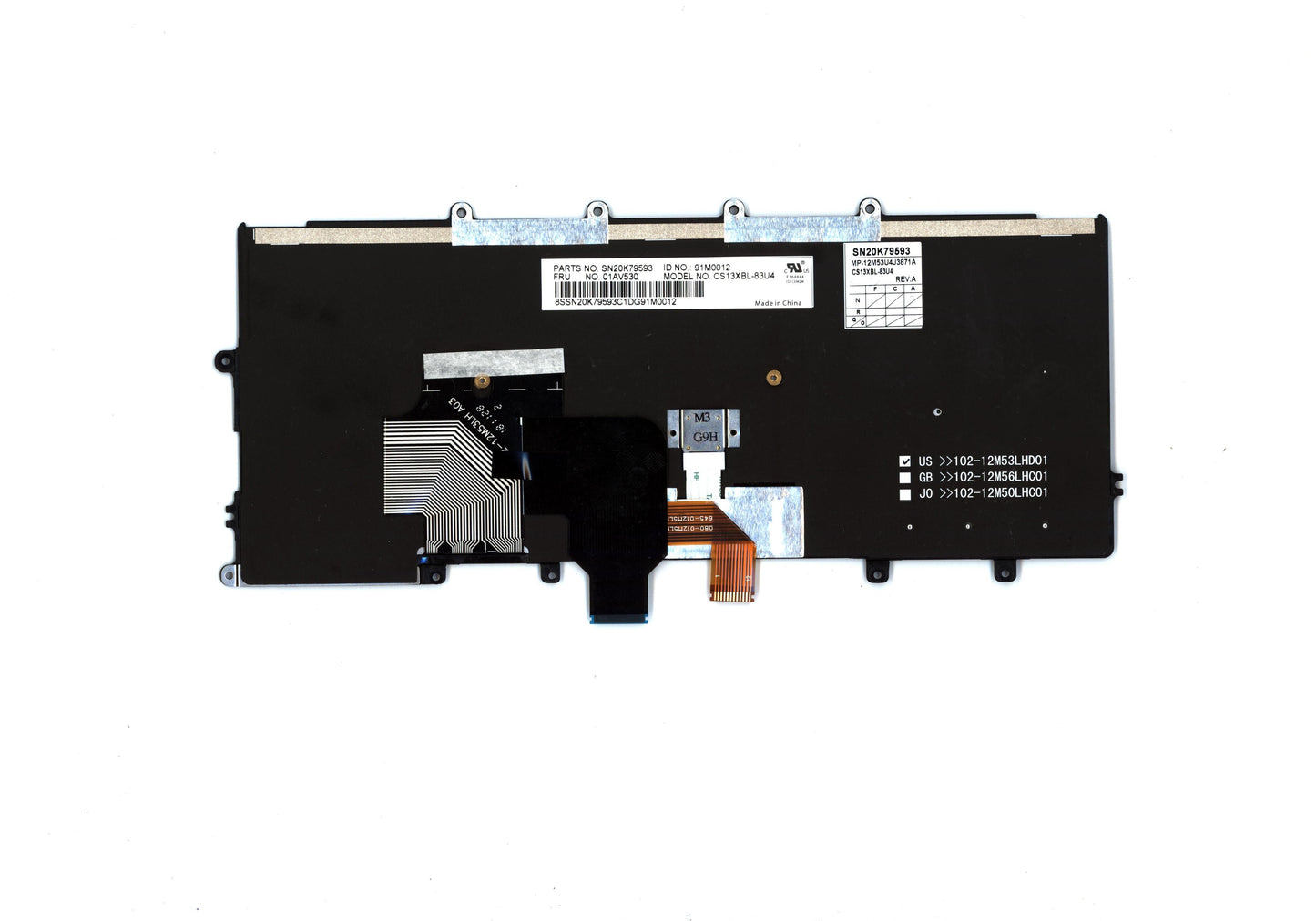 Lenovo Ki Keyboards Internal - 01AV530