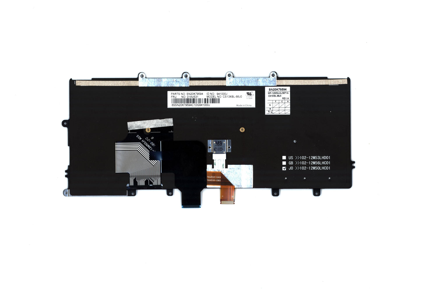 Lenovo Ki Keyboards Internal - 01AV531