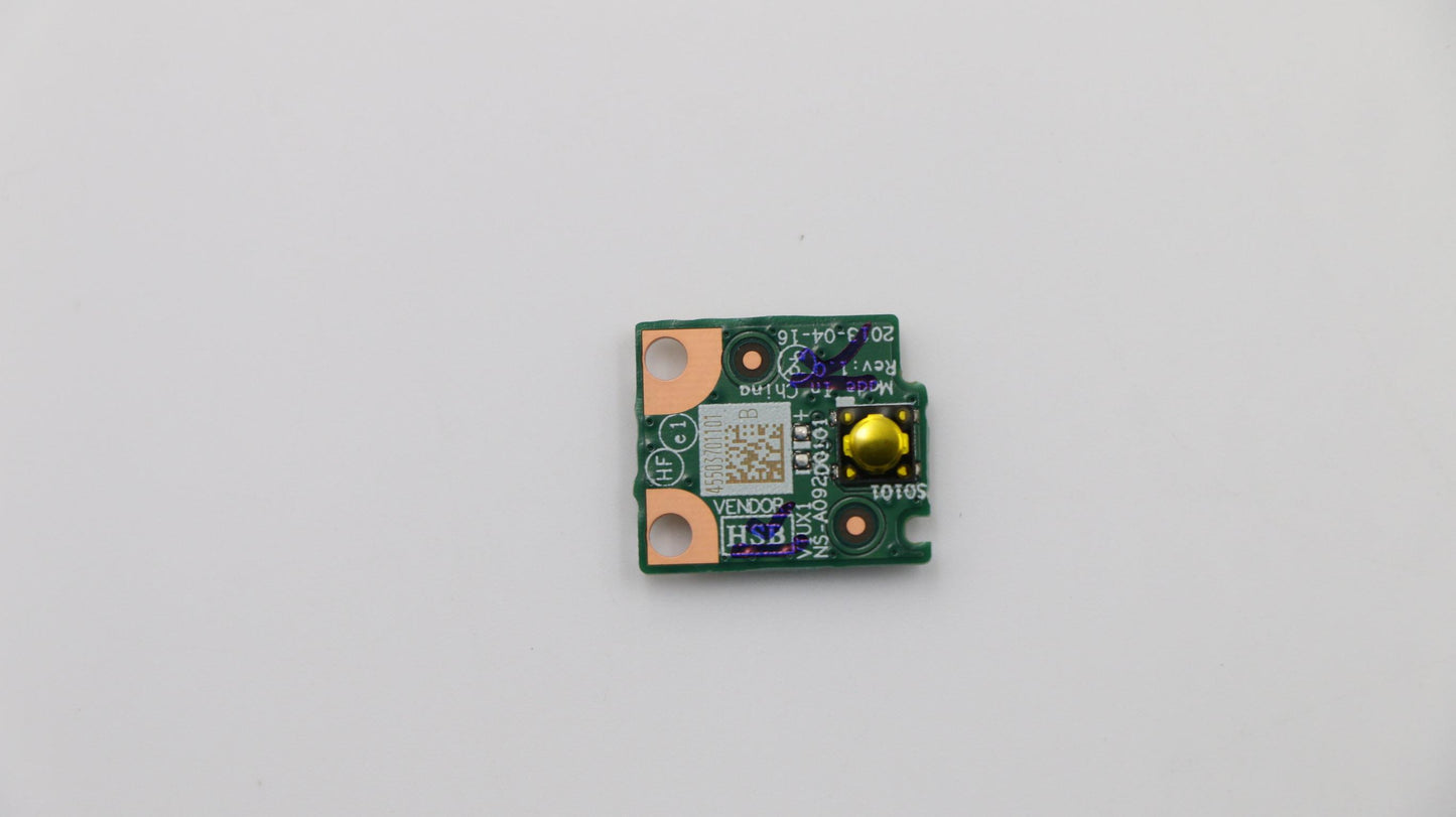 Lenovo Power Button Sub Card For Nec - 01AV583