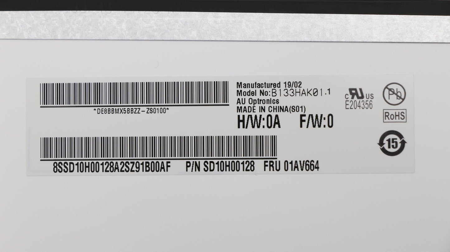 Lenovo Display 13.3-Inch ,Fhd,Ag,Touc - 01AV664
