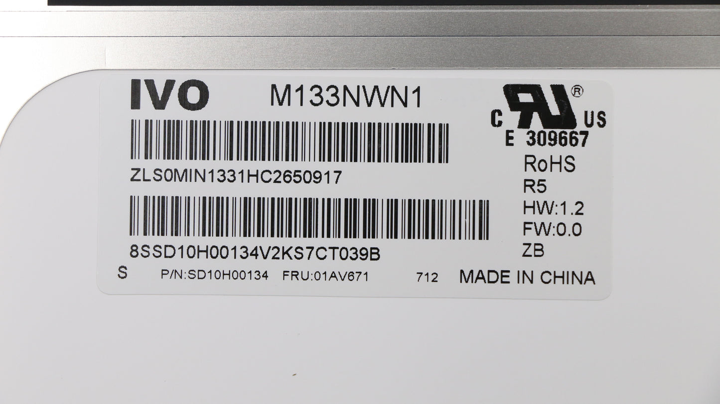 Lenovo Display 13.3-Inch ,Hd,Ag,Nonto - 01AV671