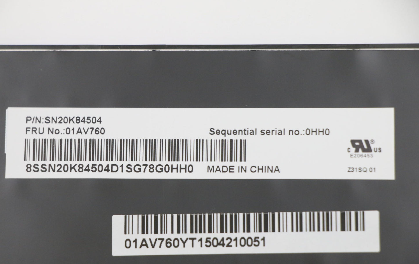 Lenovo Laptop Keyboard - 01AV760