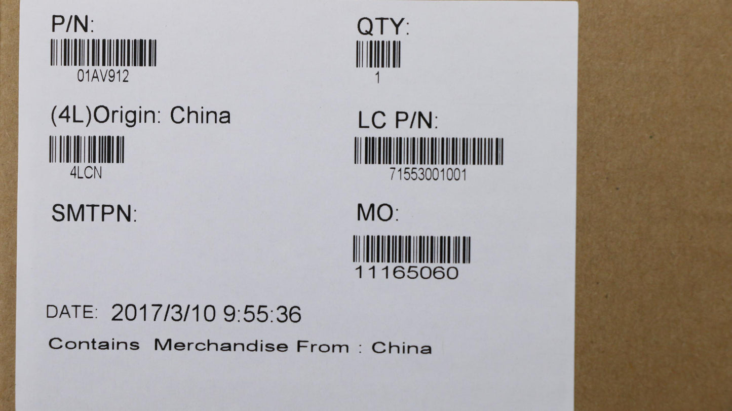 Lenovo Ks Kits Screws And Labels - 01AV912