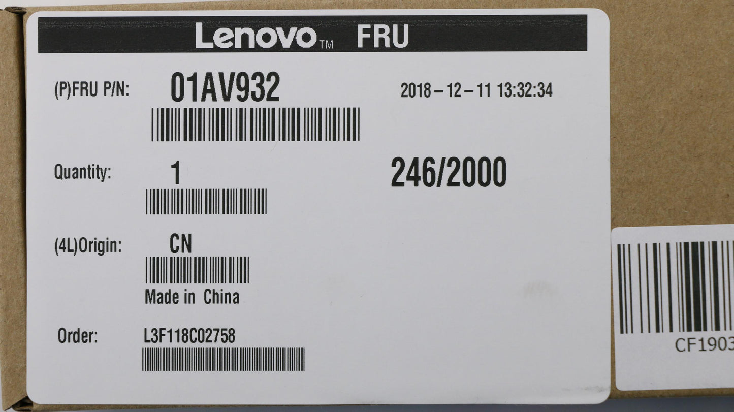 Lenovo 01AV932 Ma Mechanical Assemblies