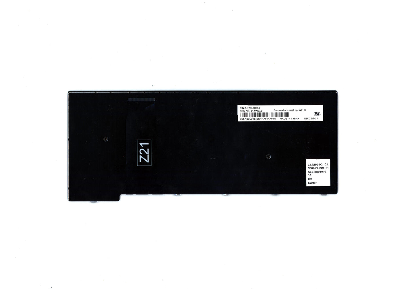 Lenovo Ki Keyboards Internal - 01AW046