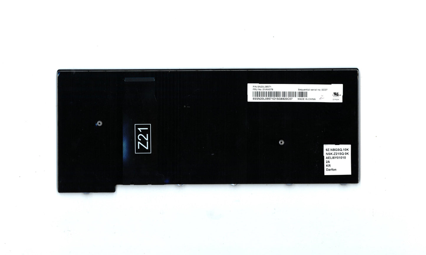 Lenovo Ki Keyboards Internal - 01AW078