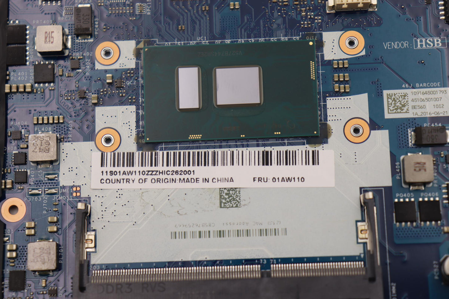 Lenovo Pl System Boards - 01AW110