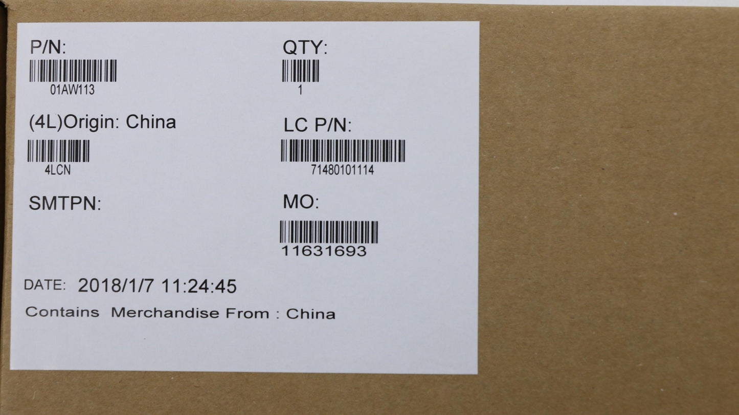 Lenovo Motherboard - 01AW113