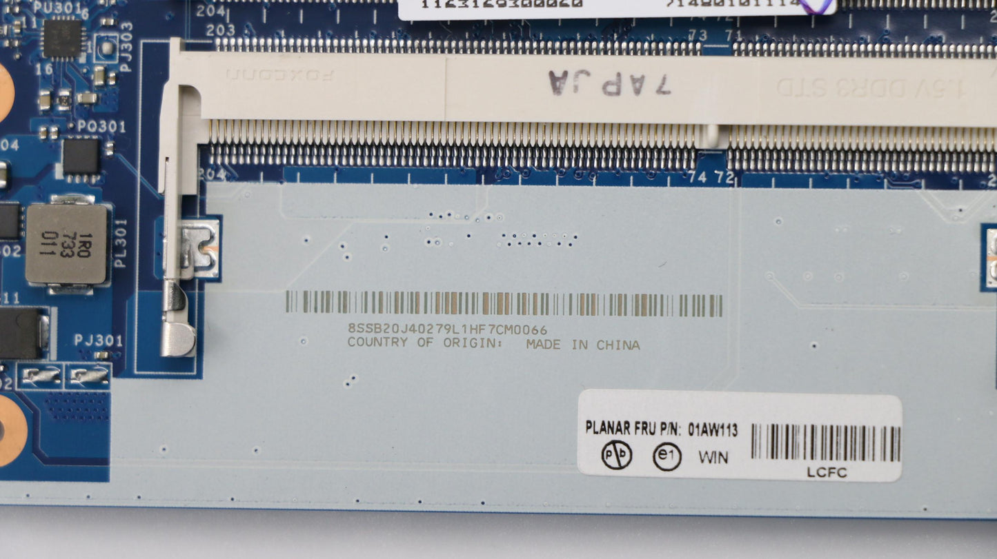 Lenovo Motherboard - 01AW113