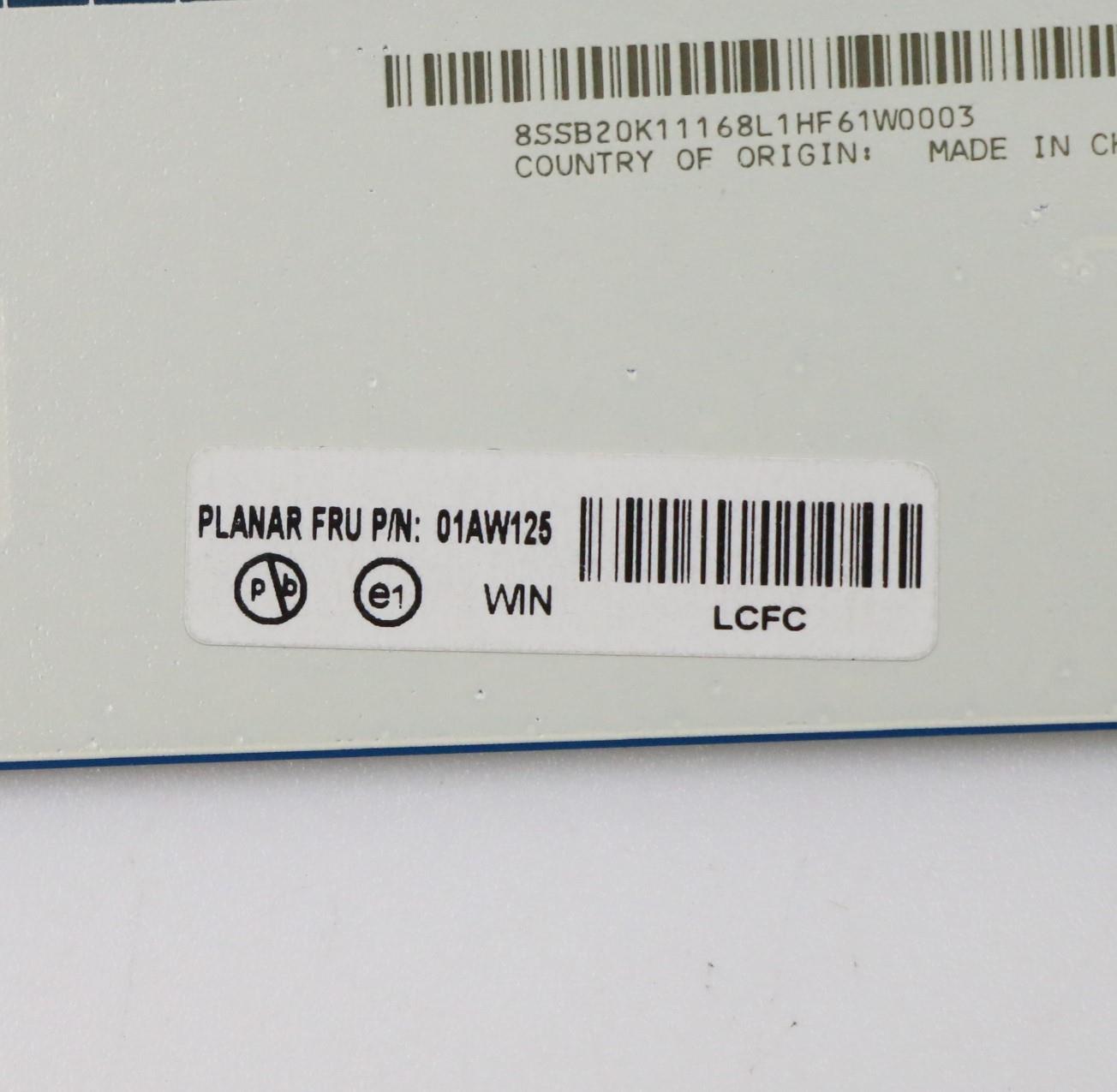 Lenovo Pl System Boards - 01AW125