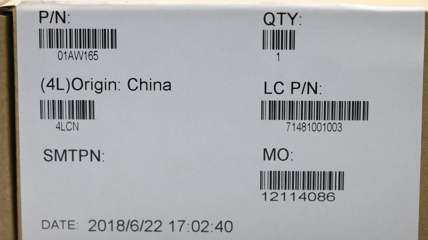 Lenovo Ma Mechanical Assemblies - 01AW165