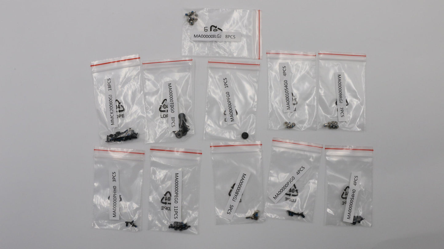 Lenovo Ks Kits Screws And Labels - 01AW172