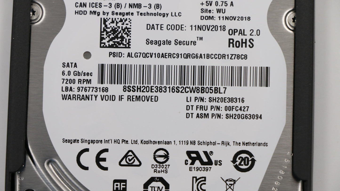 Lenovo Hd Hard Drives - 01AW238