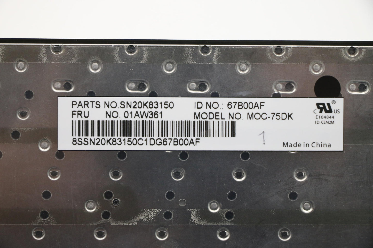 Lenovo Ki Keyboards Internal - 01AW361