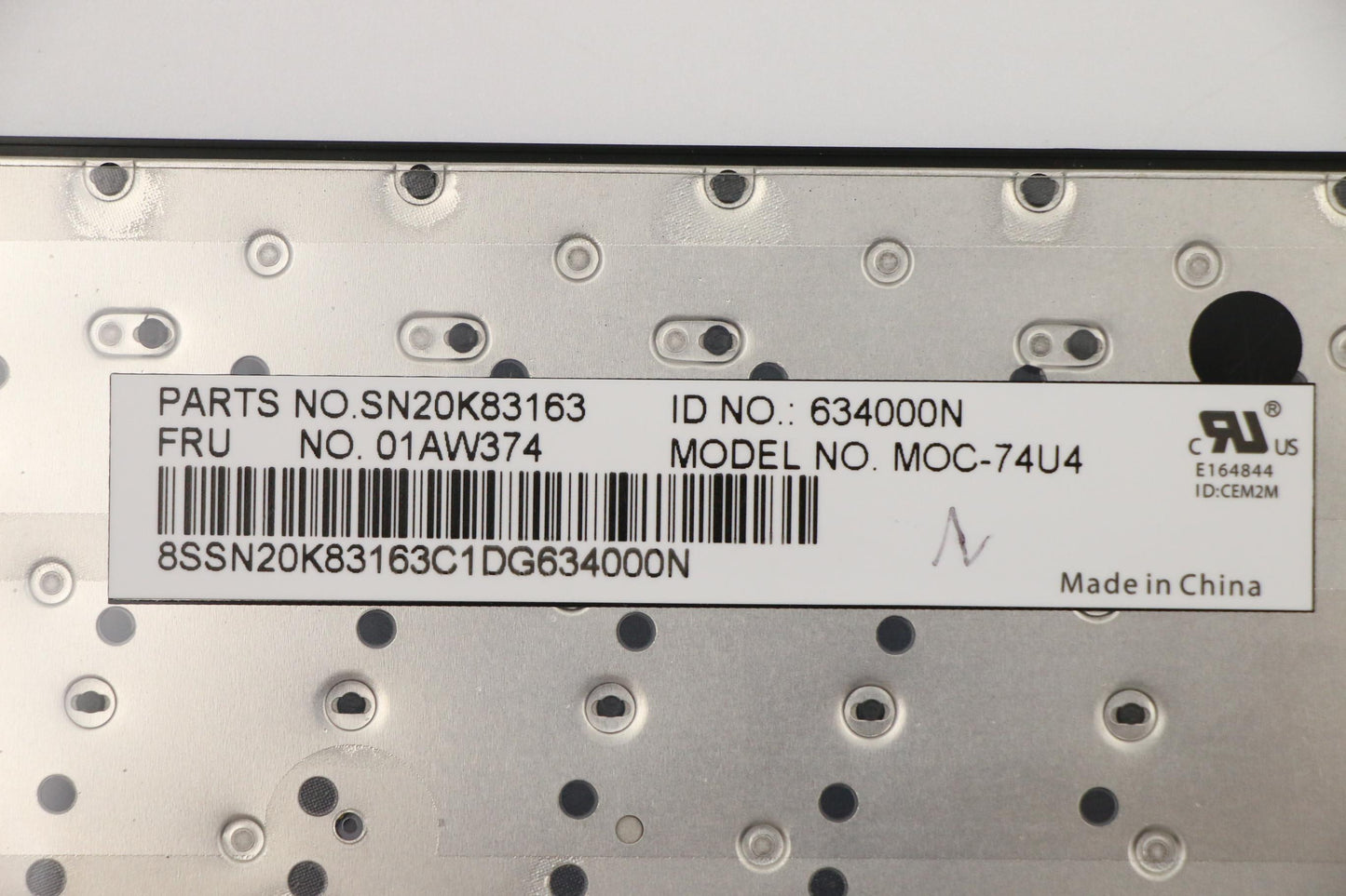 Lenovo Ki Keyboards Internal - 01AW374