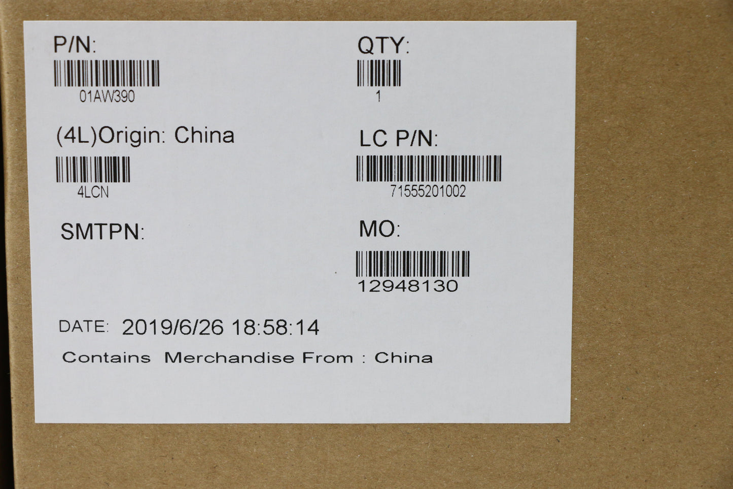 Lenovo Heat Sink - 01AW390