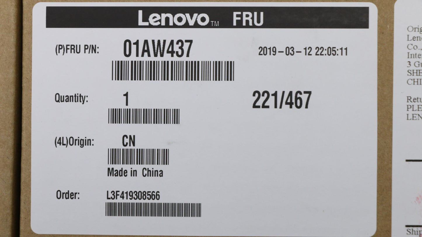 Lenovo 01AW437 Co Covers