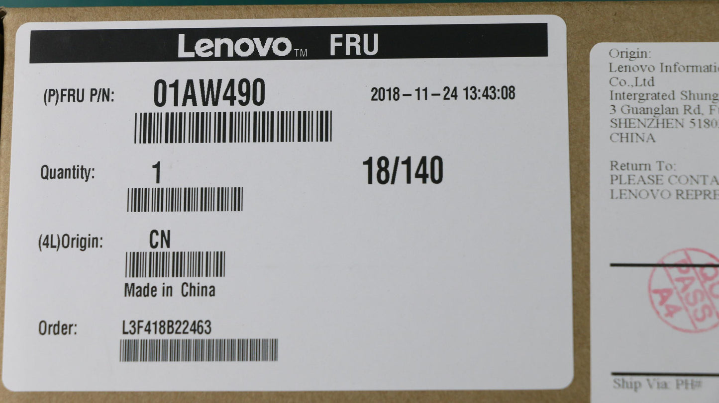 Lenovo Cover - 01AW490