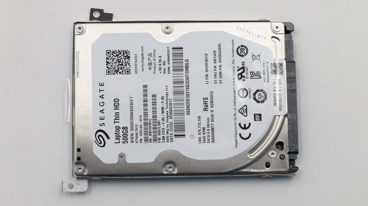 Lenovo Hd Hard Drives - 01AW502
