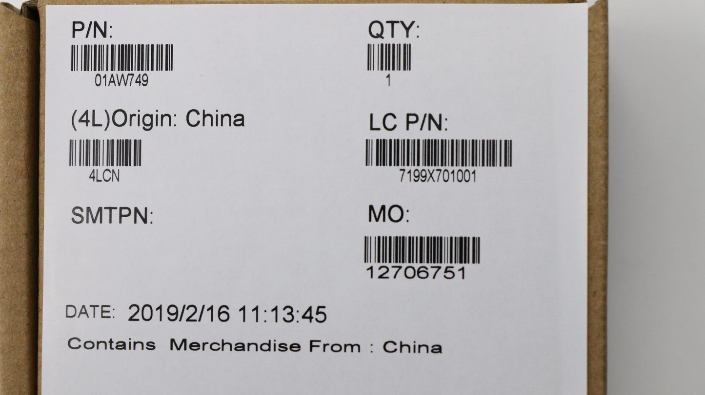 Lenovo Ssd Thermal Pad,20X60,Weihan - 01AW749