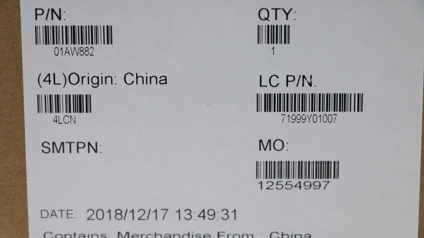 Lenovo Win I78550U 16G Ytpm2 - 01AW882