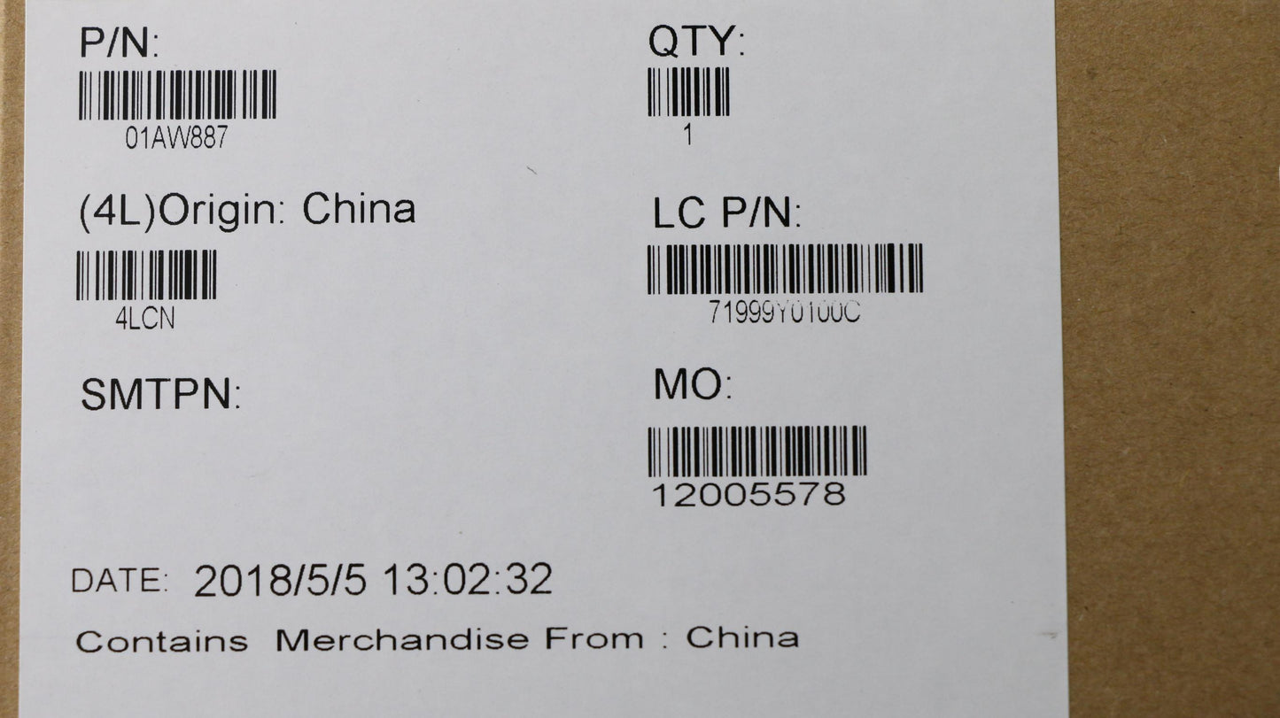 Lenovo Nok I58350U 8G Amt Ytpm2 - 01AW887