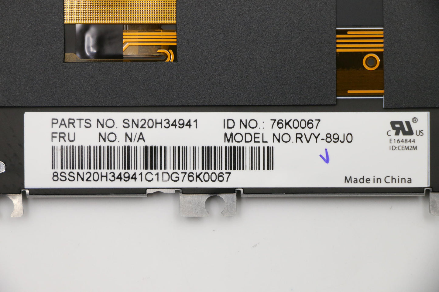 Lenovo Ma Mechanical Assemblies - 01AW945