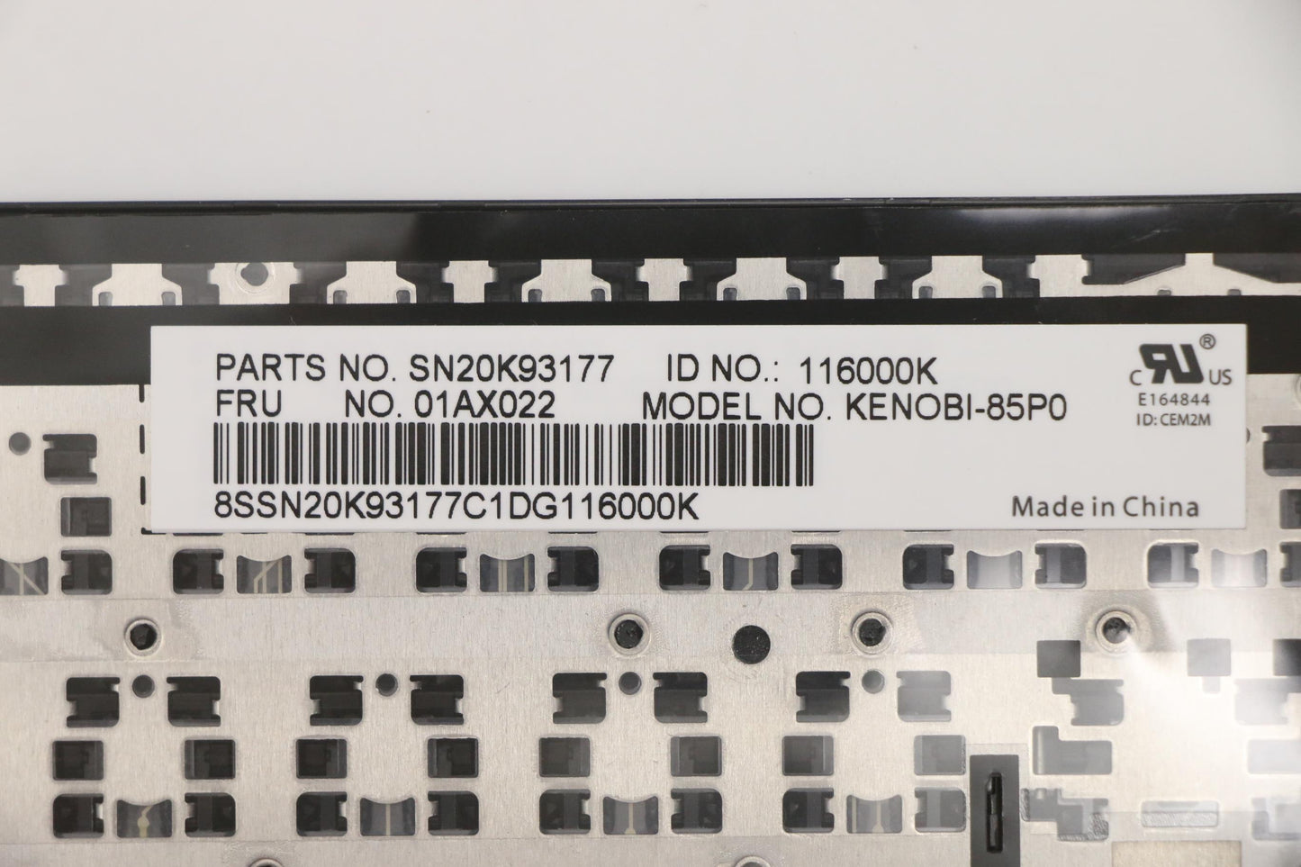Lenovo Kenobi Kbd,Pt,Cny - 01AX022