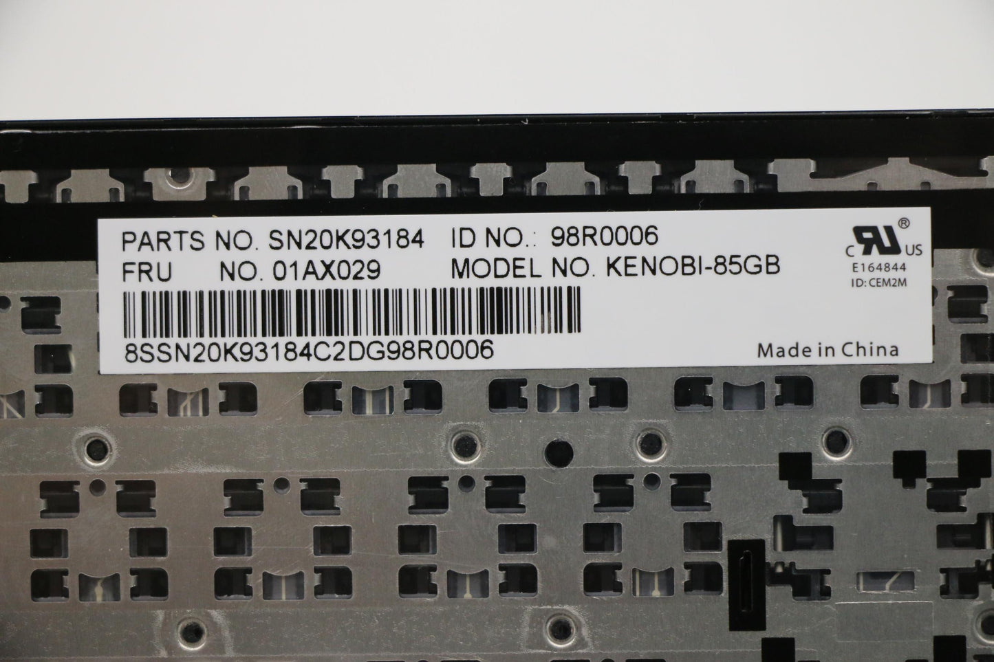 Lenovo Kenobi Kbd,Gb,Cny - 01AX029