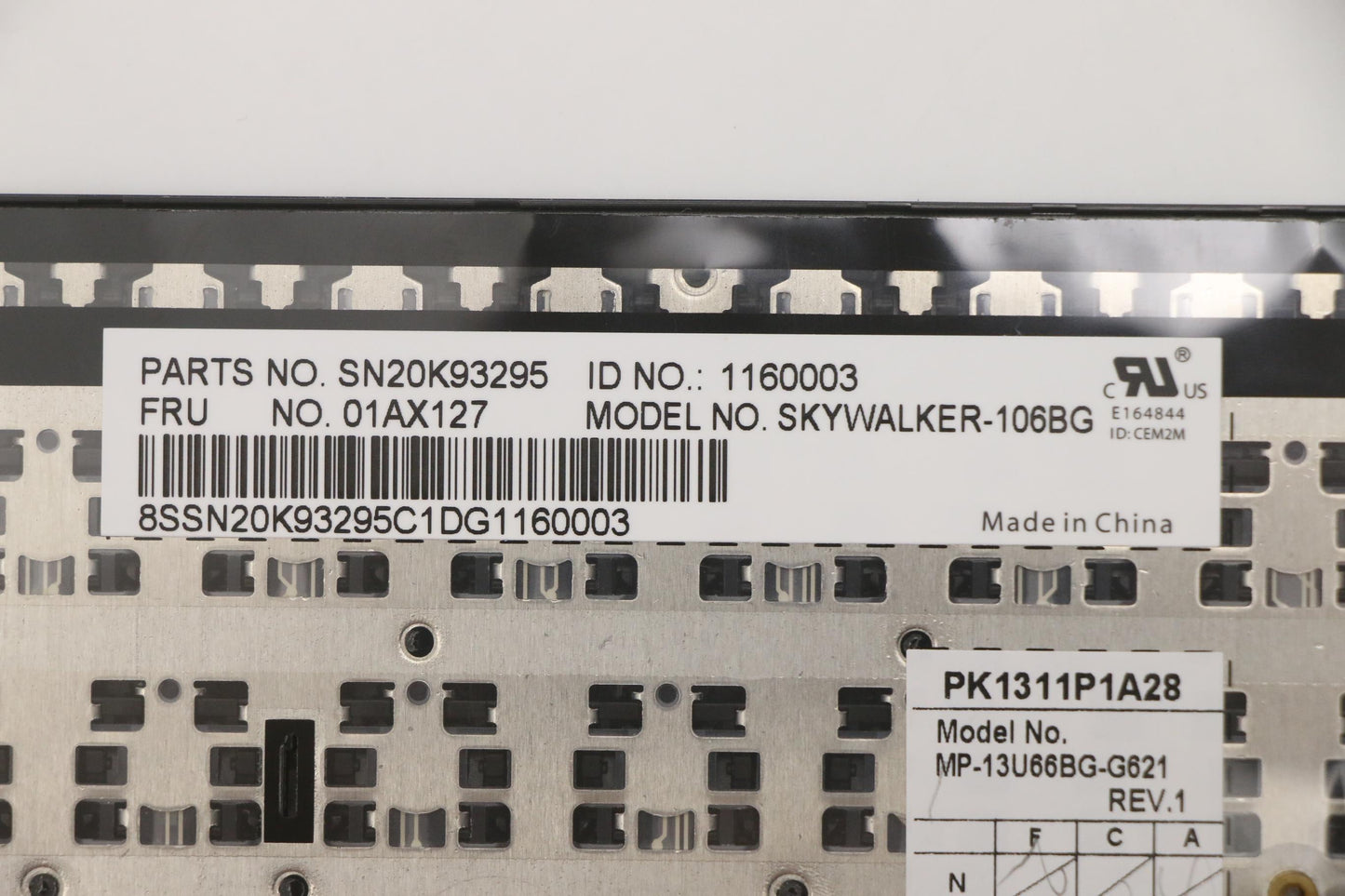 Lenovo Skywalkerkbd,Bg,Cny - 01AX127