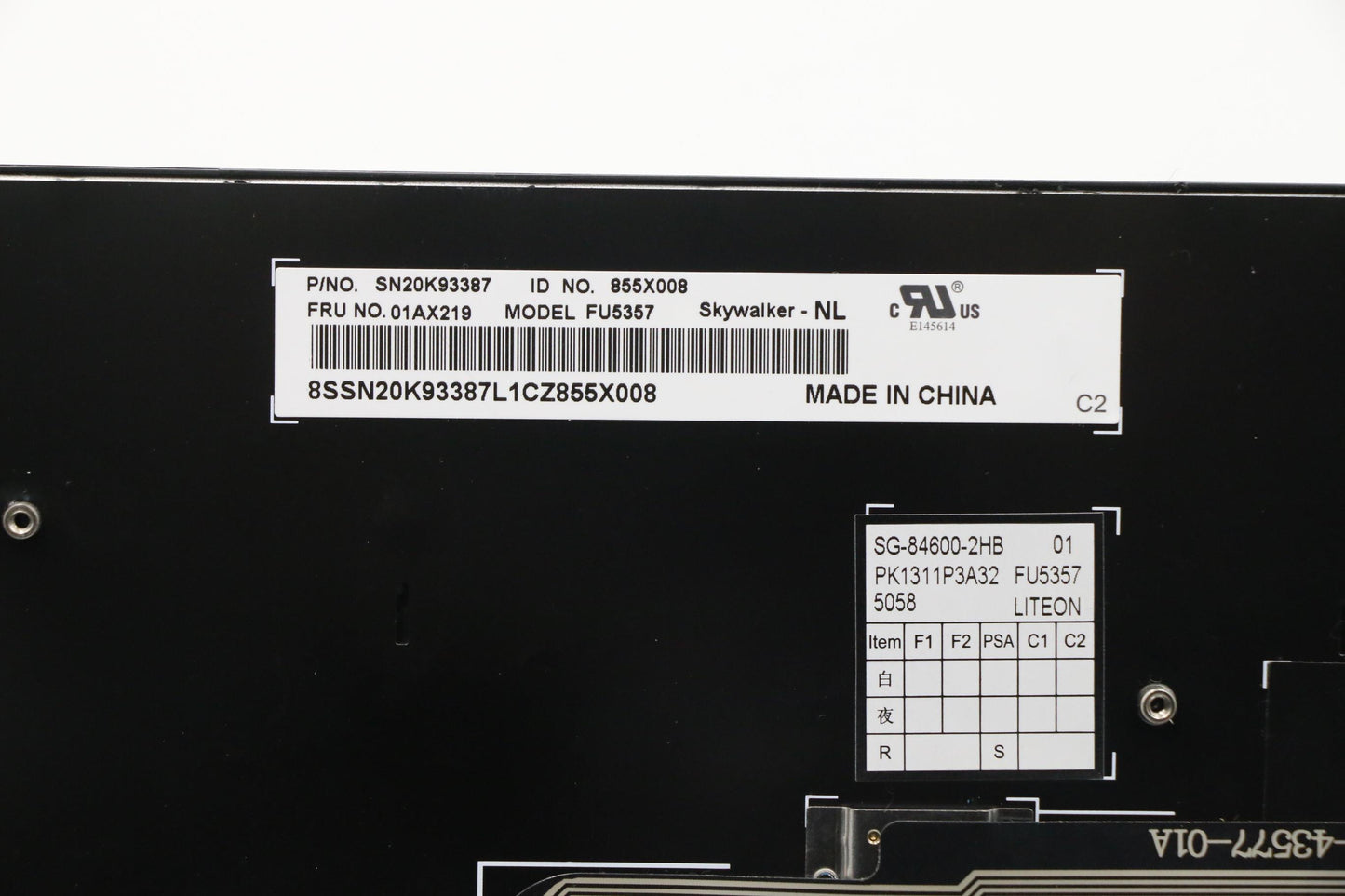 Lenovo Skywalkerkbd,Nl,Ltn - 01AX219