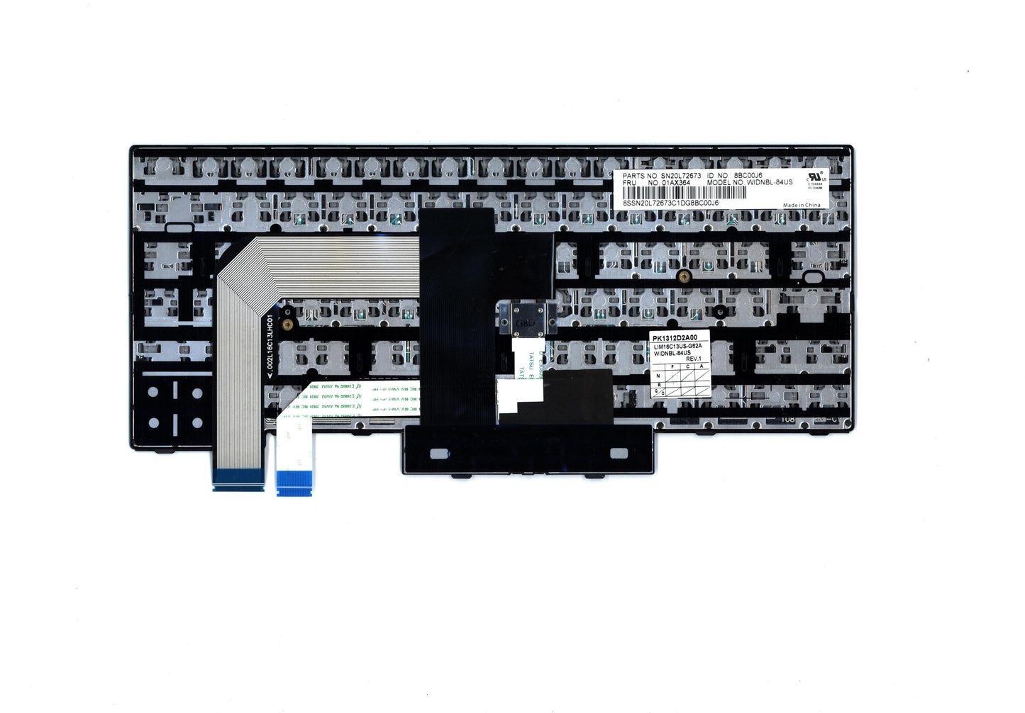 Lenovo (01AX364) Internal Keyboard in English without Backlight