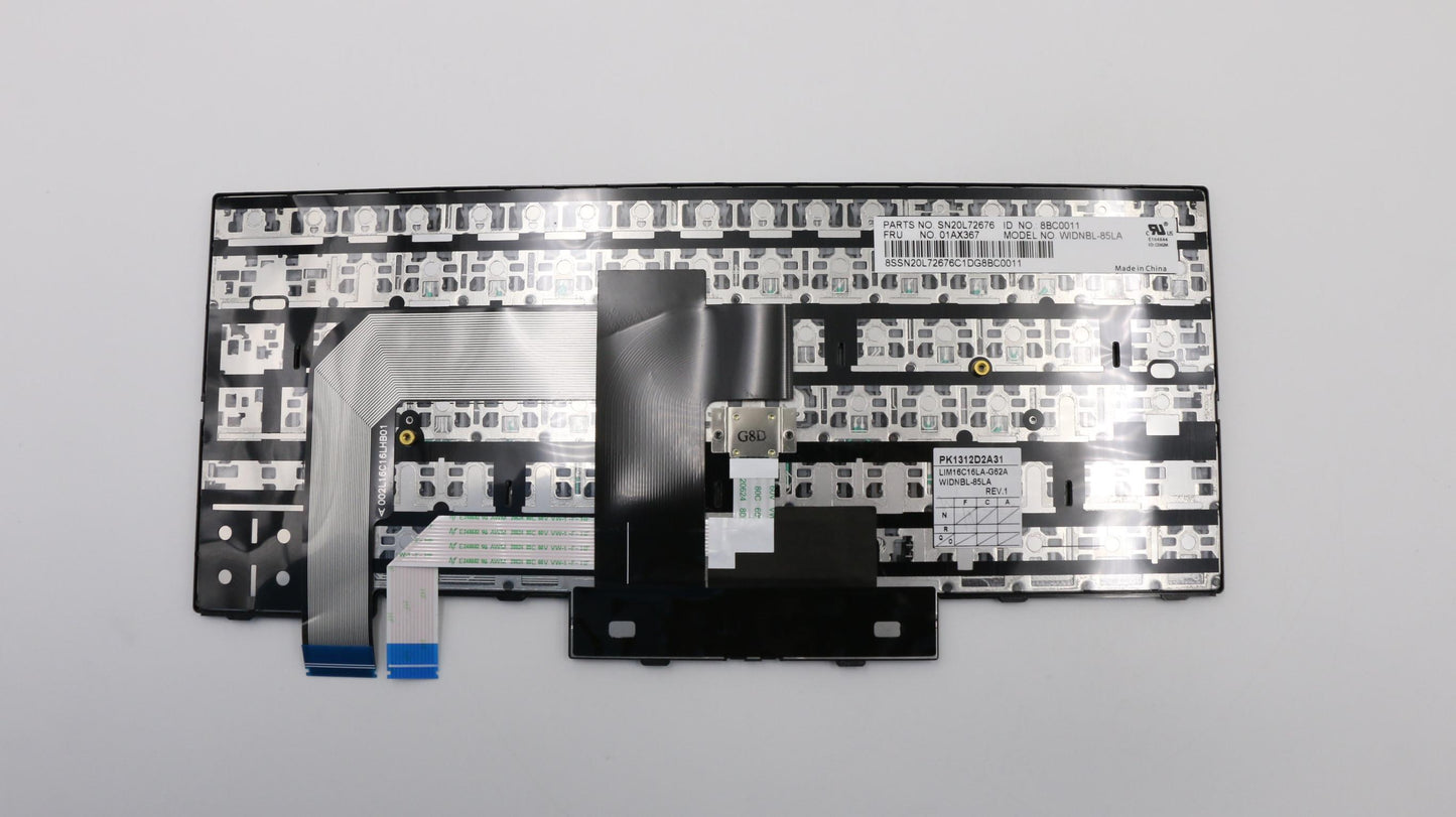 Lenovo (01AX367) Internal Keyboard, Spanish LA Layout