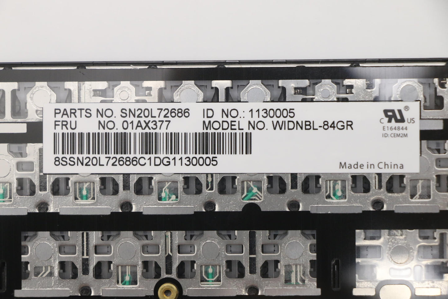 Lenovo Ct470 Keyboard Gr Chy - 01AX377