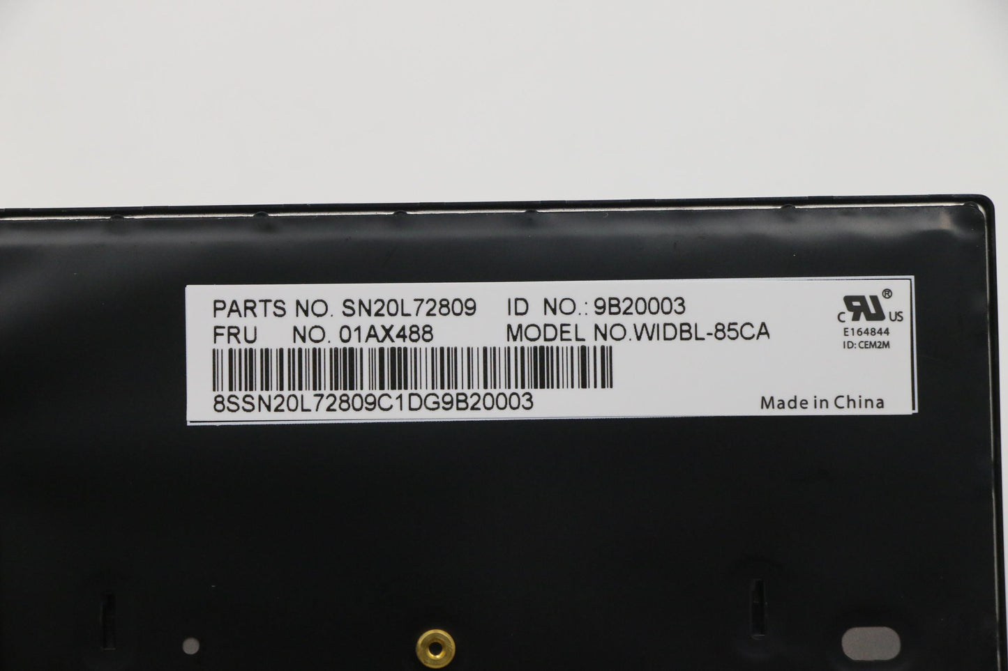 Lenovo Ct470 Keyboard Cfa Chy Bl - 01AX488