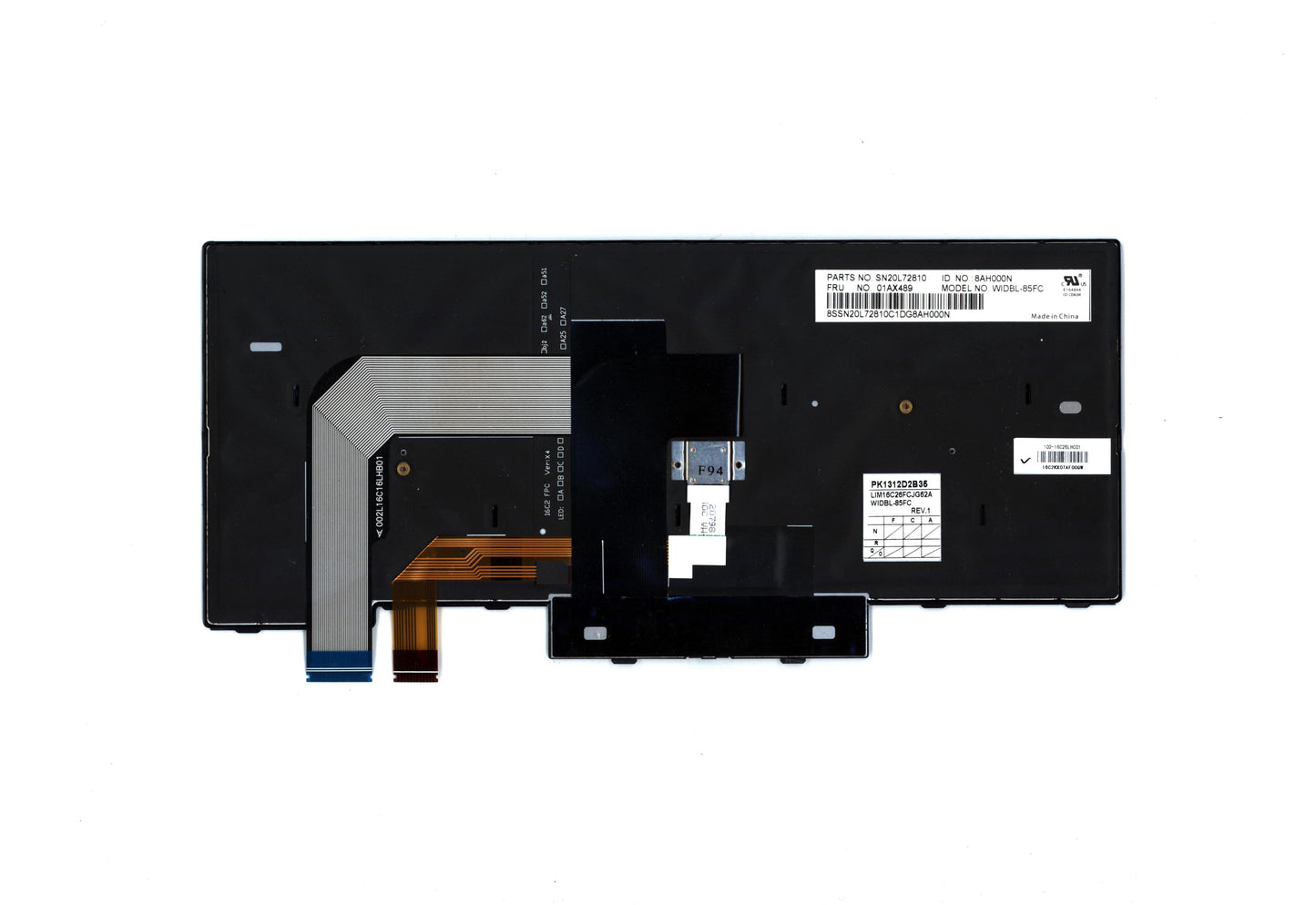 Lenovo Ct470 Keyboard Cfr Chy Bl - 01AX489