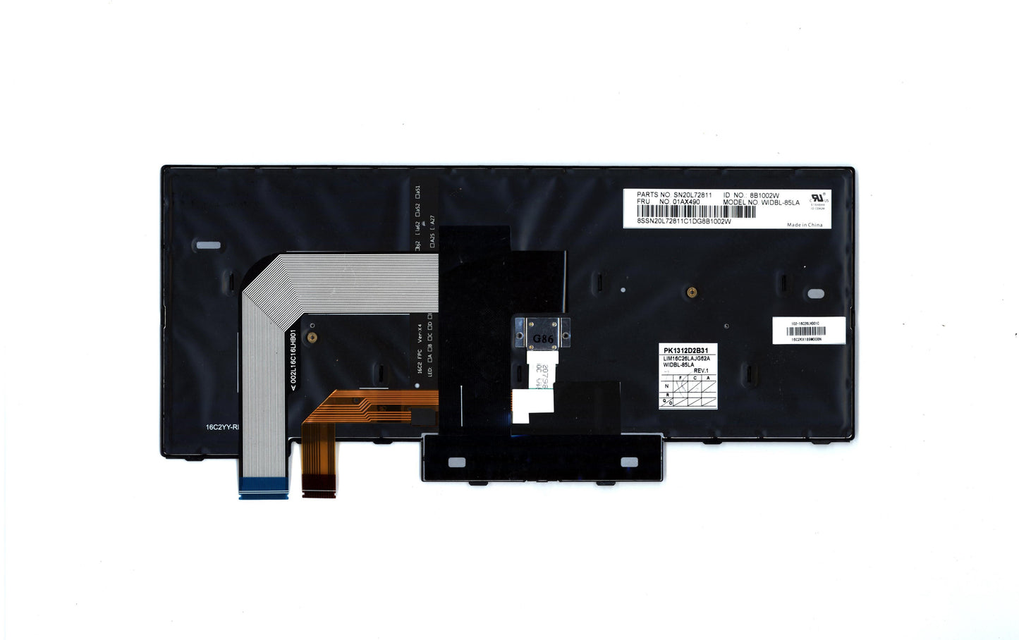 Lenovo Windu Keyboard, Las, Chy Bl - 01AX490