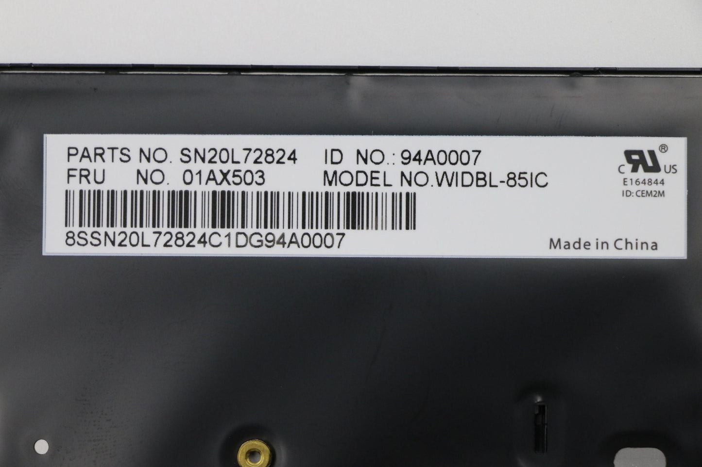Lenovo Ct470 Keyboard Is Chy Bl - 01AX503