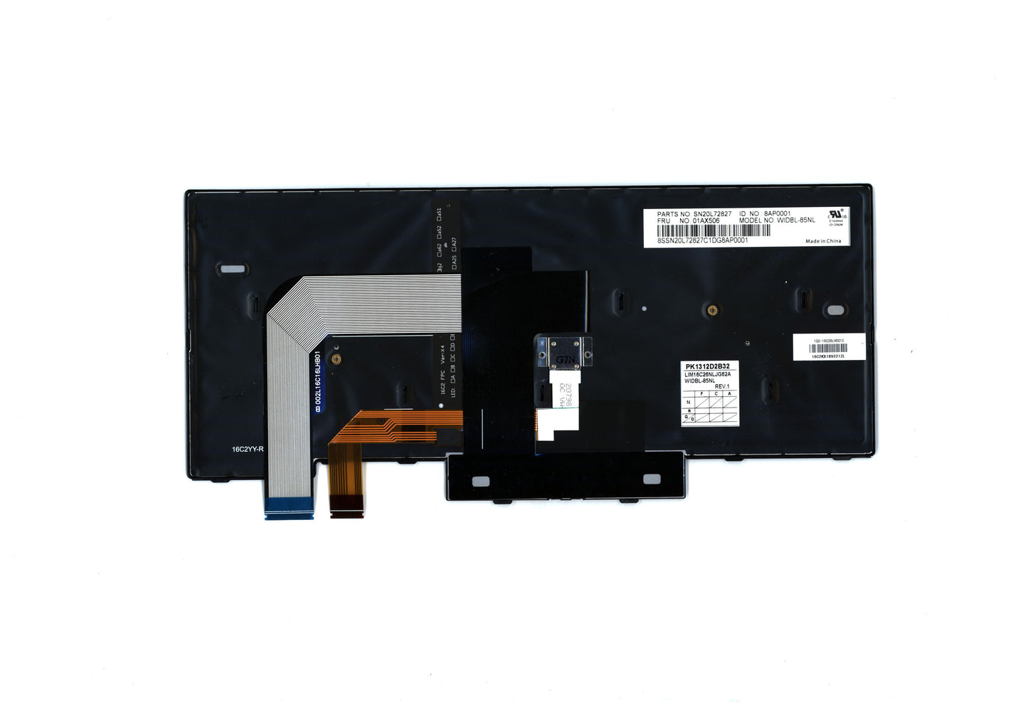 Lenovo Ct470 Keyboard Nl Chy Bl - 01AX506