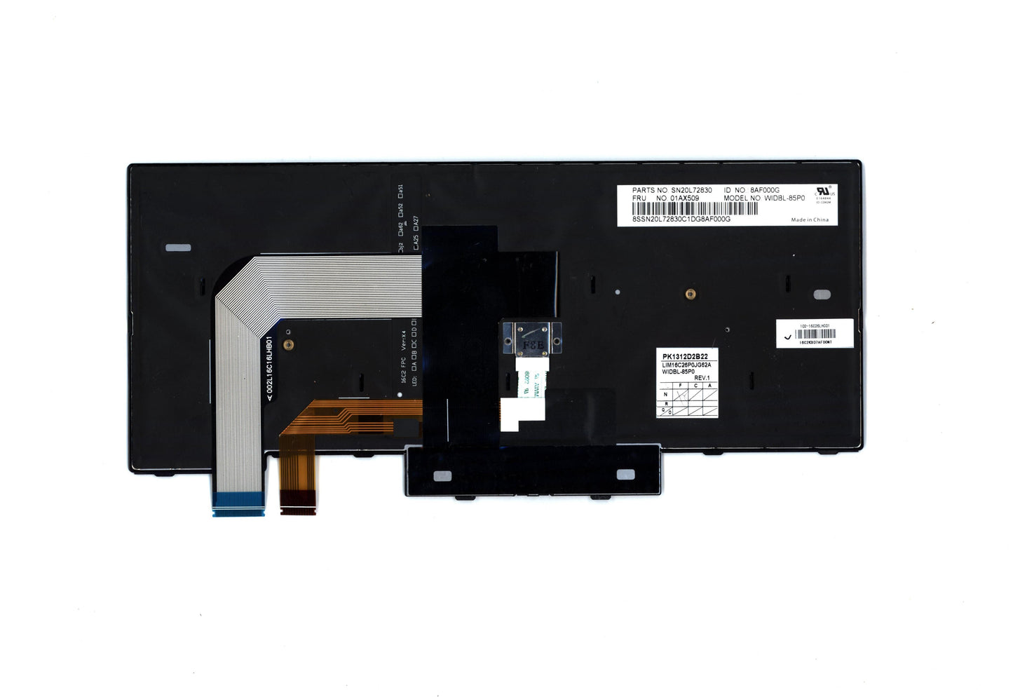 Lenovo Ct470 Keyboard Pt Chy Bl - 01AX509