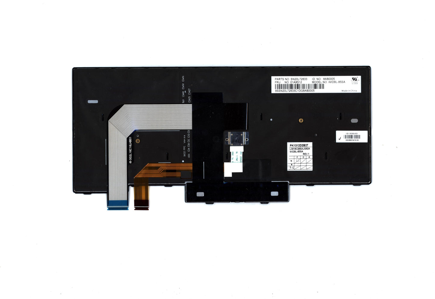 Lenovo Ct470 Keyboard Si Chy Bl - 01AX512