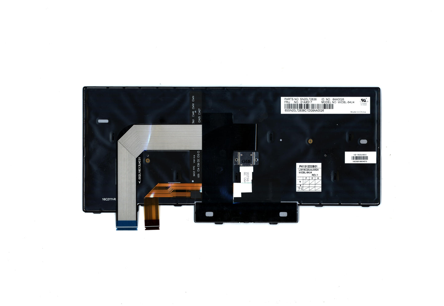 Lenovo Windu Kbd,Usi,Chy Bl - 01AX517