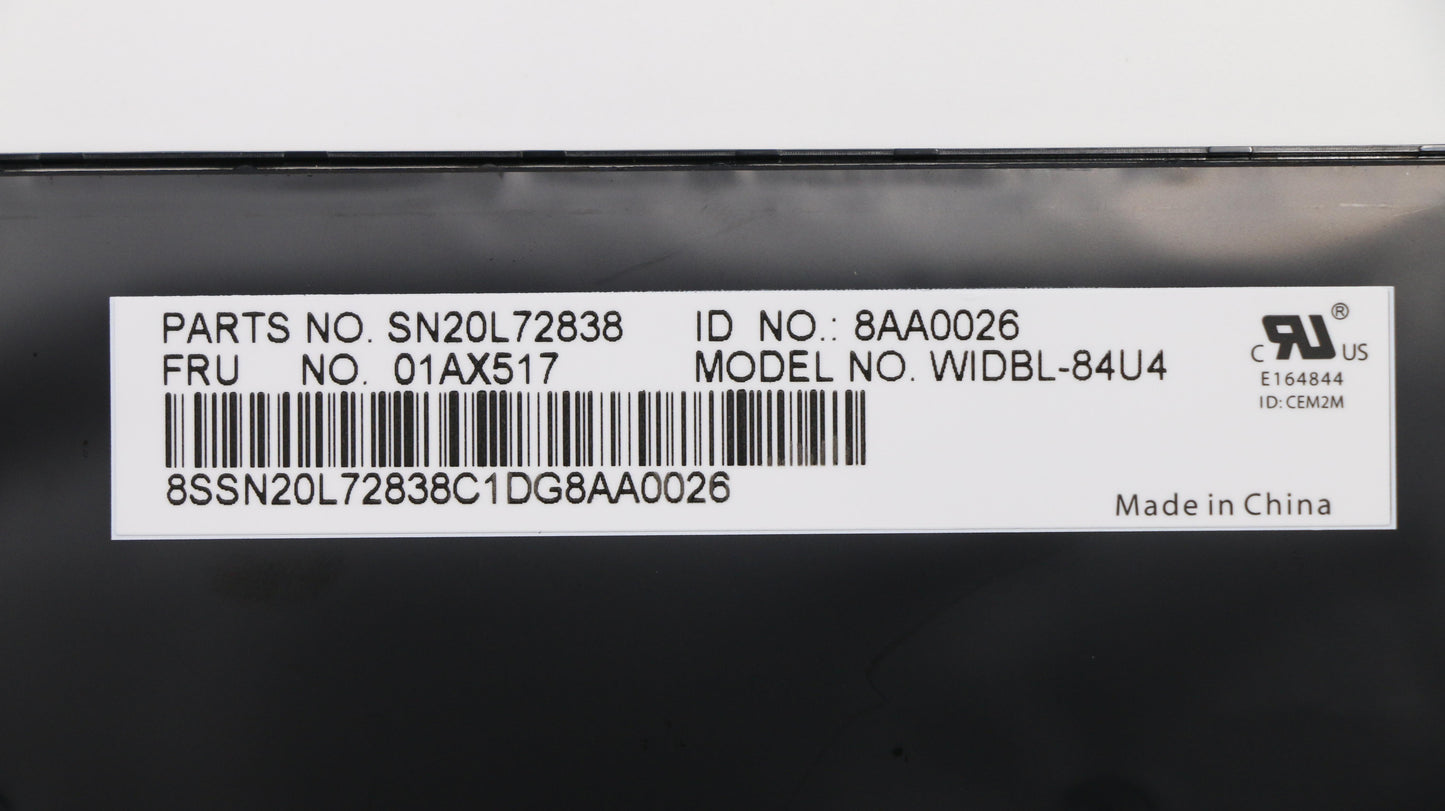 Lenovo Windu Kbd,Usi,Chy Bl - 01AX517
